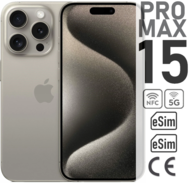 Apple iPhone 15 Pro Max 256GB eSIM Natural Titanium ()