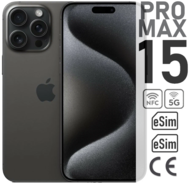 Apple iPhone 15 Pro Max 256GB eSIM Black Titanium ( )