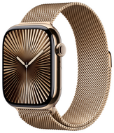 Apple Watch Series 10 46mm Gold Titanium,  Milanese Loop   , S/M