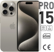 Apple iPhone 15 Pro 128GB eSIM Natural Titanium ()