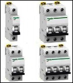   Schneider-Electric iC60N, iC60H, iC60L.