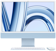 Apple iMac 24 2023 (Apple M3, 8c CPU, 10c GPU) 8GB, 512GB SSD, MQRR3, Blue ()