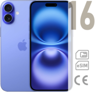  Apple iPhone 16 128Gb, Ultramarine (), nano Sim+eSim